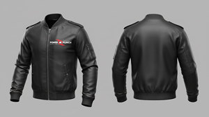 Men's <b>Leather</b> Jacket Winter New Fashion Stand Collar Front Logo Waterproof Breathable High Quality Customizable Plain Dyed - Product Image 4
