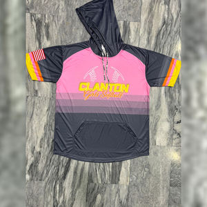 Sudadera con capucha de algodón informal activa para hombre, sudadera con estampado de manga corta de invierno, suministro al por mayor para primavera y verano - Product Image 4