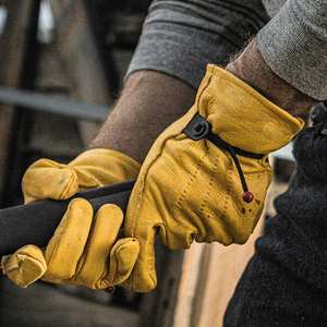 Venta caliente Mecánicos Guantes DE TRABAJO Vaca Cuero partido Seguridad Trabajo Mano Protección Dedo Guantes DE TRABAJO - Product Image 4