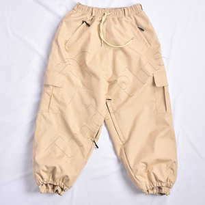 Pantalon de neige d'hiver grande taille imperméable coupe-vent respirant conception OEM doublure 100% polyester poches durables snowboard - Product Image 1