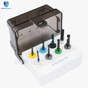 Kit de taladro para implantes dentales, instrumentos quirúrgicos, herramientas de cirugía de implantes de precisión de acero inoxidable para una perforación ósea precisa - Product Image 3