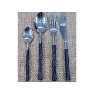 Juego de cubiertos de acero inoxidable con pulido para artículos de artesanía, Juego de 4 cubiertos de diseño moderno para hotel, venta al por mayor - Product Image 1