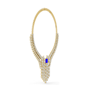 Collar de Diamantes CVD DEF VVS-VS de 82.282 CT, Creados en Laboratorio, Opciones de Oro de 18KT, 14KT, Oro Rosa, Amarillo y Blanco, Ético y de Alta Gama - Product Image 2