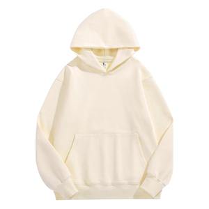 Sudadera con capucha de gran tamaño de alta calidad para hombre, material de algodón de lana pesada, ropa de calle urbana, jersey con logotipo bordado o estampado OEM ODM - Product Image 3