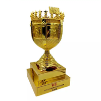 Usine chinoise personnalisée trophée de basket-ball en métal personnalisé base en métal trophée de récompense personnalisé du championnat NBA