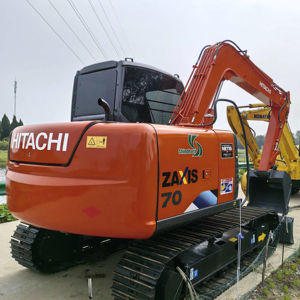 Excavadora usada, buena calidad, precio bajo, excavadora Hitachi ZX70 en buenas condiciones para la venta - Product Image 1