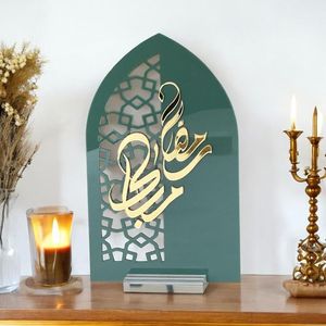 Décoration d'intérieur Ramadan Art Déco en acrylique TCE, design personnalisé fait main, présentoir de table festif, article cadeau de haute qualité - Product Image 2