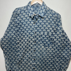 Camisa Casual de Algodón Estampada a Mano para Hombre, Elegante y de Primera Calidad |   Colección de Camisas Florales de Manga Larga 100% Algodón - Product Image 3