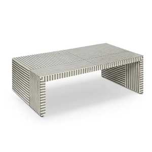 Mesa de consola con incrustaciones de hueso antiguo Muebles de sala de estar de lujo a un precio - Product Image 3