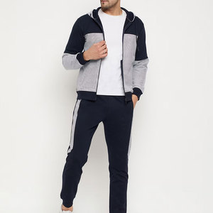 ชุดวอร์มผู้ชายไซส์ใหญ่สำหรับฤดูหนาว ผ้าฝ้าย 100% เนื้อหนา ระบายอากาศได้ดี มีฮู้ด สวมใส่สบาย เหมาะสำหรับกิจกรรมกลางแจ้ง - Product Image 4