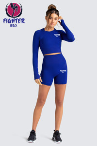 Ensemble 2 pièces d'été pour femmes Coton Basic Baby Tee Slim Fitted Crop Tops Short Sleeve Raglan T Shirts and Shorts Sets Women - Product Image 4