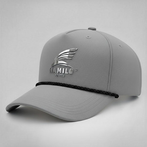 Casquette personnalisée avec logo brodé, séchage rapide, légère, en coton, imperméable - Product Image 6