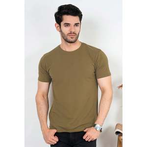 เสื้อยืดคอกลมผู้ชาย VINEY ผ้าฝ้ายแท้ 100% เนื้อผ้าบางเบา ลายเรียบ น้ำหนัก 300 กรัม เสื้อยืดแฟชั่นพื้นฐาน - Product Image 1