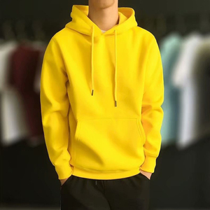 Meilleure qualité 100% coton polaire pull à capuche pour hommes personnalisé basique surdimensionné épais brodé hiver à capuche taille 6XL - Product Image 6