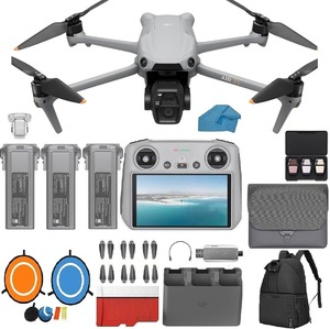 TOP nouveaux drones Air 3S Fly More Combo avec des drones télécommandés à 2 écrans RC avec HDR 4K - Product Image 1