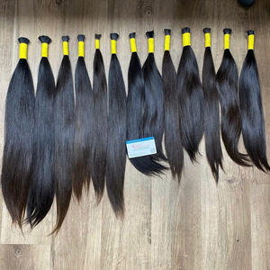 2024 Producto más vendido de un donante, cabello humano vietnamita liso a granel, cabello Virgen sin procesar a precio mayorista - Product Image 5