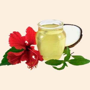 Aceite de Masaje de Coco e Hibisco |   Aceite Corporal Ayurvédico |   Para masajes rutinarios y rituales de autocuidado |   Suministro al por Mayor - Product Image 1