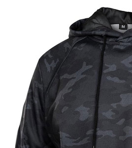 Mens Hooded Sweatshirt Casual Long Sleeve Drawstring Print Pullover Hoodies. - Product Image 5