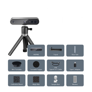 Scanner laser 3D portable Revopoint INSPIRE avec interface USB de haute qualité, source lumineuse CMOS, fonction d'impression, emballage principal - Product Image 3