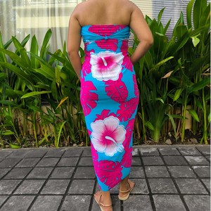Pareo Floral de Hibisco a la Moda, Estampado Tropical, Ligero, para Playa, Falda Envolvente - Product Image 6