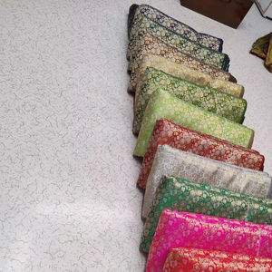 Tela de brocado Jacquard vibrante para ropa de fiesta y proyectos de interiores Material tejido decorativo para prendas Comprar al por mayor - Product Image 3