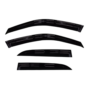 Mazda 626 GF 1997-2002 Pare-Pluie de Fenêtre de Voiture en Acrylique Transparent Noir Slimline GCS 4 Pièces Ruban 3M Fabriqué à Taïwan - Product Image 1