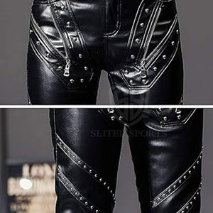 ผ้าแคนวาสผู้ชายน้ำหนักเบากางเกงหนังสำหรับใส่กลางแจ้งฤดูหนาว - Product Image 5