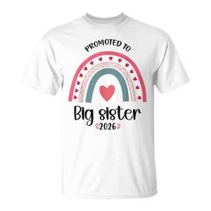 Camiseta de anuncio de hermana mayor 2026: Producto personalizable promocional para hermanas - Product Image 1