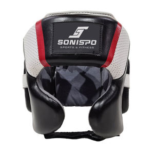 Protège-tête en cuir de haute qualité Protection complète du visage à bas prix pour adultes hommes et femmes - Product Image 1