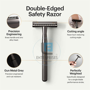 มีดโกนสแตนเลสปลอดภัยใช้ซ้ำได้ทนทานมีในสต็อก - Product Image 2