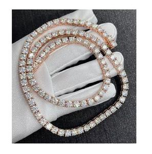 Superbe Offre Chaîne Tennis en Argent 925 avec Diamants Moissanite VVS – Bijou Chaîne Tennis Colorée - Product Image 6