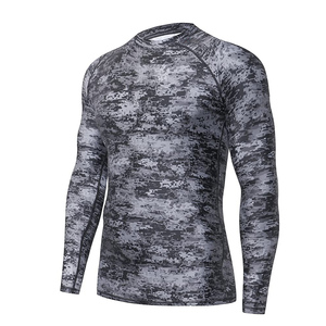 Vente en gros d'usine Vêtements de fitness à séchage rapide à manches longues pour hommes, respirants pour la plongée, anti-UV de qualité supérieure - Product Image 5