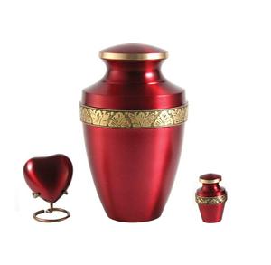 Brass Cremation Pet <b>Urn</b> Set Of 2 Size: 6" 8" Black with Golden <b>Cat</b> Face Engraved With High Quality - Product Image 4