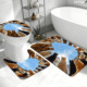 Custom Printed <b>Mat</b> <b>Bathroom</b> Rug <b>Set</b> for <b>Bathroom</b> Non-Slip Shower Curtain Bath <b>Mat</b> - Product Image 4