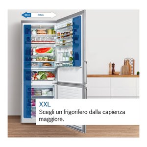 Réfrigérateur-congélateur combiné SERIE 4 KGN497WDF Total No Frost Blanc classe D (70x66,7x203cm) - Product Image 3