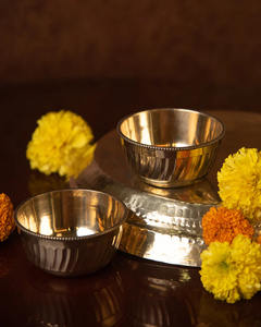 ชามทองเหลืองสำหรับตกแต่งซุปอเนกประสงค์งานทำมือชามน้ำซุปสไตล์แฟนซีใหม่ - Product Image 4