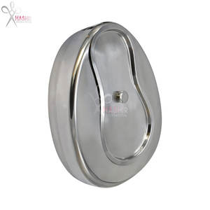 Recipientes para Orina con Tapa para Adultos, 14x11.38 Pulgadas, Duraderos, Reutilizables, Higiénicos, Acabado Plateado, Acero Inoxidable, Cirugía General, Hospital, Hogar - Product Image 2