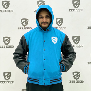 Blouson Bomber Homme Hiver Haute Qualité en Tissu Toile avec Capuche et Col Montant, Logo Personnalisé, Prix Abordable, Vente en Gros - Product Image 4