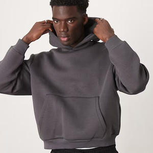 Sweat à capuche pour homme vintage, effet délavé à l'acide, fermeture éclair, streetwear, coton lourd, fermeture éclair intégrale, look délavé, mode décontractée, OEM ODM - Product Image 5