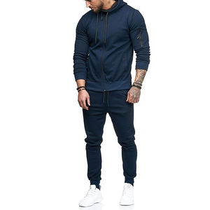 Conjunto de ropa deportiva de manga larga para hombre, transpirable y resistente al viento para entrenamiento y trotar, talla XL, en stock - Product Image 4