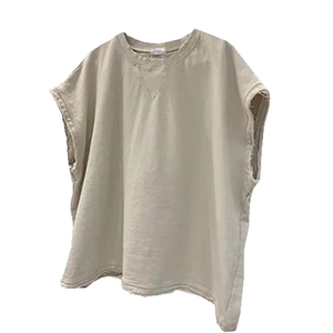 Nuevo diseño personalizado lavado peso pesado camiseta sin mangas francés Terry en blanco vintage camiseta sin mangas hombres - Product Image 6