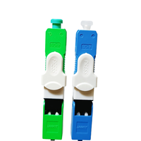 Conector rápido de fibra óptica UNIKIT ESC250D, montaje de campo SC APC FTTH, Conector rápido SC UPC para uso de red FTTH