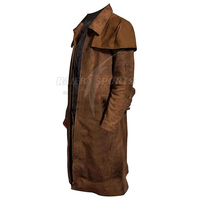 Manteau trench en cuir véritable pour homme, couleur personnalisée, décontracté, chaud pour l'hiver, col mandarin, respirant, séchage rapide, haute qualité, neuf