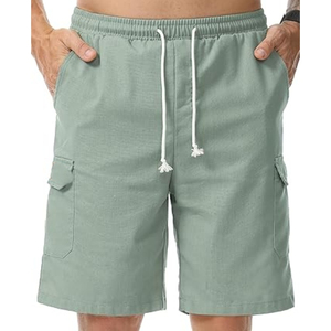 Wholesale <b>Lightweight</b> <b>Men's</b> <b>Shorts</b> Comfortable Elastic Waist Hot <b>Shorts</b> 100% Cotton Mid Waist for Online Sale - Product Image 2