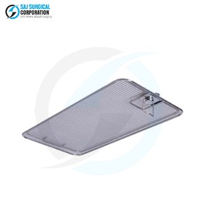 Solo Tapa para Cesta de Base Plana Din, Acero Inoxidable de Precisión, Manual, Duradera, Reutilizable, Tapa Médica para Uso en Cirugía General - Product Image 3