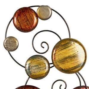 Escultura de Arte de pared de Metal moderna única para el hogar, sala de estar, dormitorio, acento decorativo de hierro hecho a mano - Product Image 3