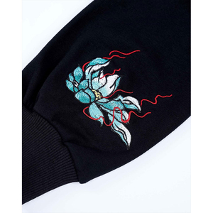 Custom Manufacturer Embroidery Distressed Hoodie <b>Rhinestone</b> <b>Jacket</b> Acid Wash Vintage Washed Men Fleece Streetwear Hoodie - Product Image 4