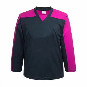 Maillot de hockey sur glace sublimé personnalisé équipe hommes double face oem cousu matériel sergé brodé pour jeunes - Product Image 3