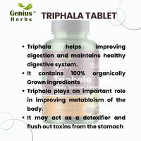 Comprimés de Triphala : Extrait Herbal Pur pour la Santé Digestive, Formule Naturelle de Nettoyage du Côlon, Haute Efficacité, Approvisionnement en Gros pour le Bien-être