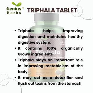 Tabletas de Triphala, Extracto Herbal Puro para la Salud Digestiva, Fórmula Natural para la Limpieza del Colon, Alta Potencia, Suministro al por Mayor - Product Image 6